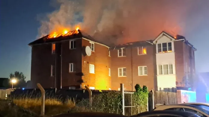Children Hospitalized After Blaze Tears Through Enfield Flats