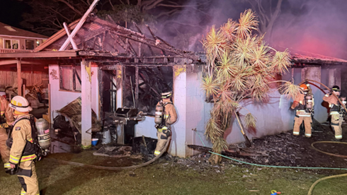 7 displaced by structure fire in Wailuku, Maui