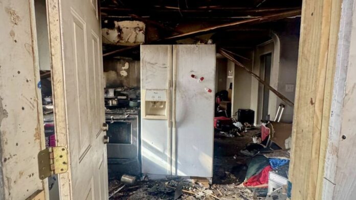 Anniston firefighters rescue two people from structure fire on Wilmer Avenue