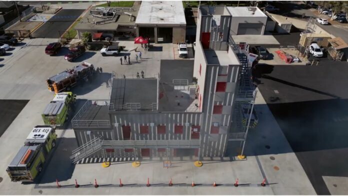 Costa Mesa opens new $5.3M fire training facility with burn tower and water-reclamation system