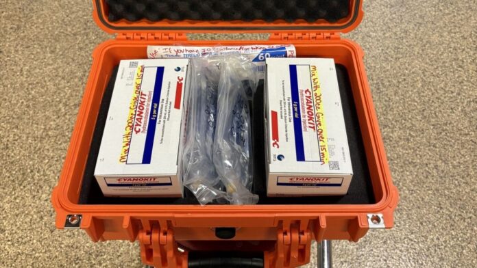 Shelby Township firefighters first in Macomb County to use Cyanokit antidote during fire