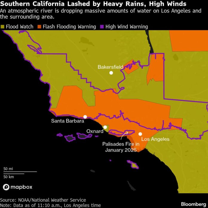 Southern California in ‘Great Danger’ From Christmas Flooding