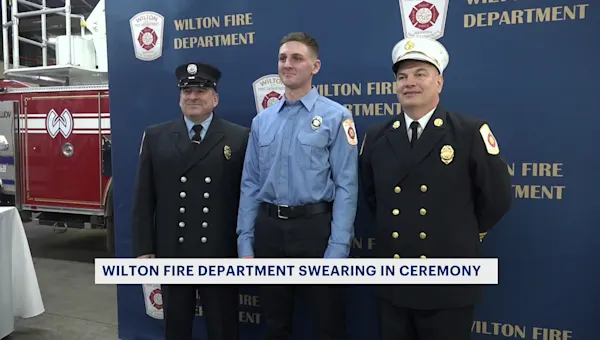 3 officers sworn in at Wilton Fire Department