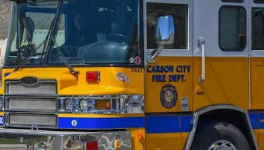 Carson City Fire Department called to report of fire in attic on Angelo Court