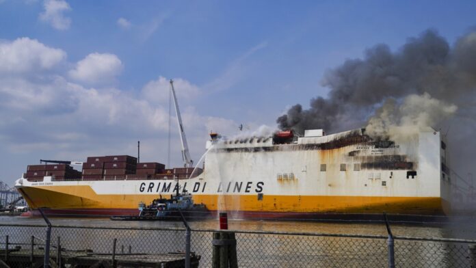 Deadly Port Newark ship fire exposes failures in firefighter tracking, maritime training