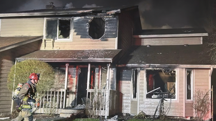 Firefighter injured in Marysville house fire