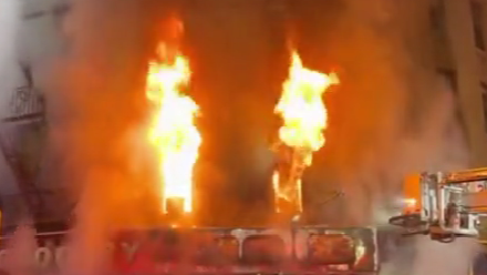 Five-alarm fire displaces nearly 100 in the Bronx