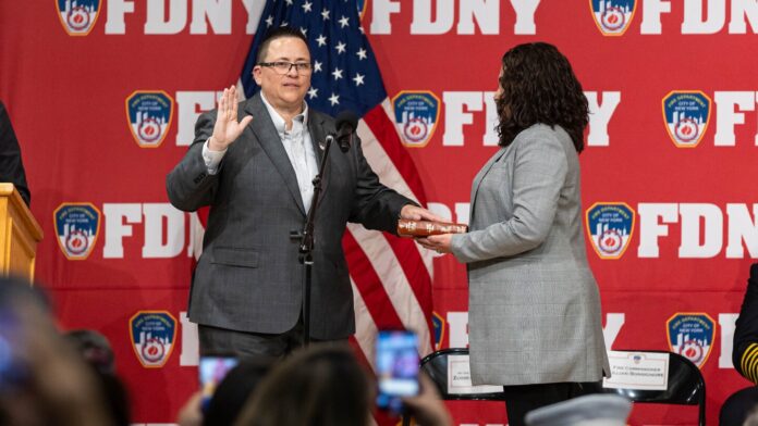 Former FDNY EMS chief Lillian Bonsignore sworn in as fire commissioner despite criticism