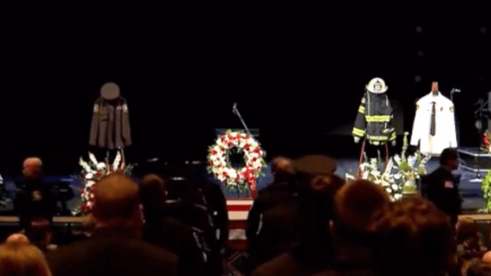 Funeral honors Hamilton fire chief who died in the line of duty
