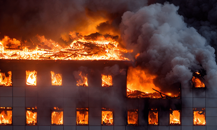 Insurer challenges coverage for largest Las Vegas fire in 25 years