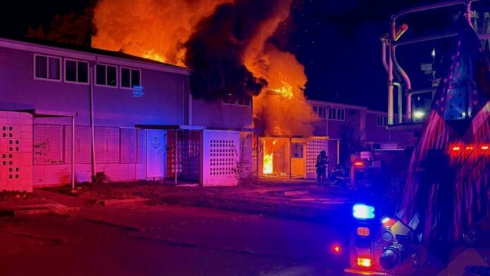 Kansas City firefighters fight another fire at vacant Parade Park housing complex ahead of demolition