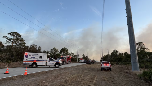 Lake Placid wildfire contained after burning 177 acres