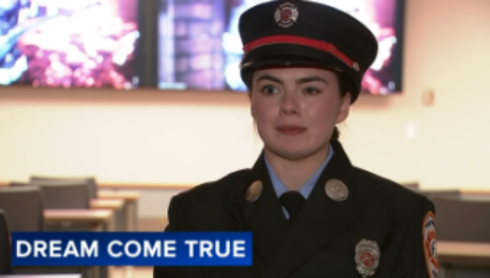 Pennsylvania firefighter fulfills dream after crash that killed boyfriend