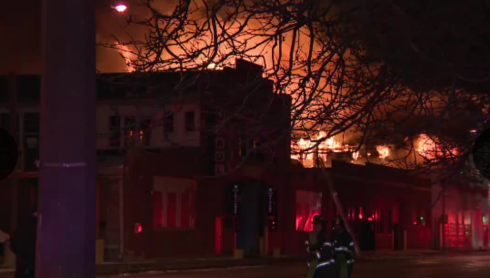 VIDEOS: Crews battle 5-alarm blaze at Wisconsin U-Haul storage facility