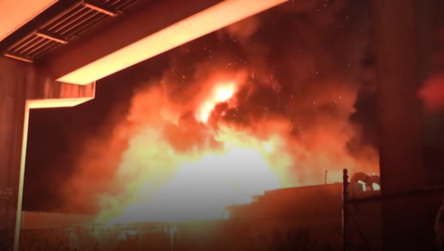 VIDEOS: Crews quickly contain large fire at California cannabis grow facility