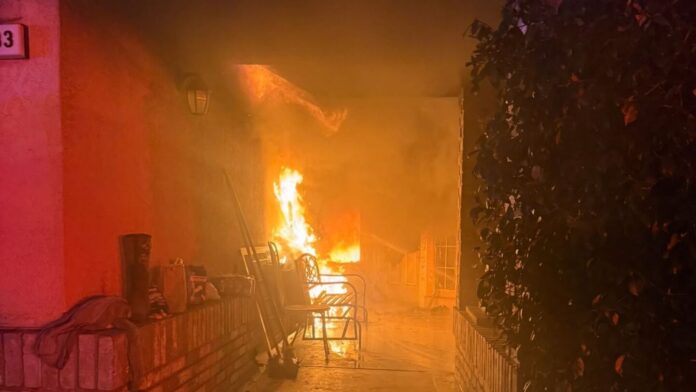 Aggressive interior search in Modesto house fire leads to rescue of trapped occupant