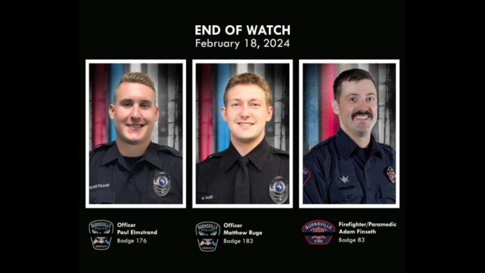 Burnsville honors three fallen first responders two years after fatal 2024 standoff