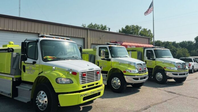 Caustic liquid melts boots, sends 10 Mo. firefighters to hospital after industrial fire