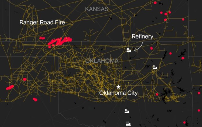 Explosive Wildfires Surge Through Oklahoma Panhandle and Kansas