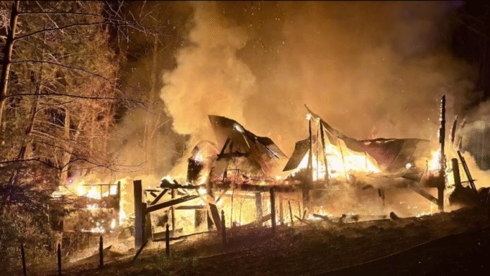 Fire destroys Cherokee County home, 2 pets die