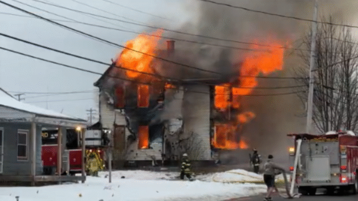 Girard home destroyed in fire, several fire departments respond