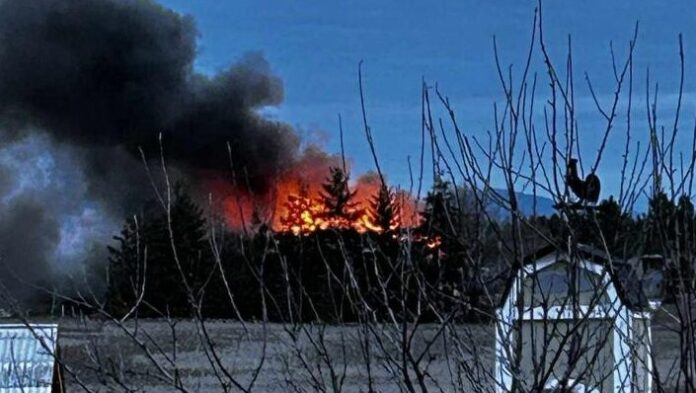 Home being remodeled in Medical Lake catches fire, two people displaced