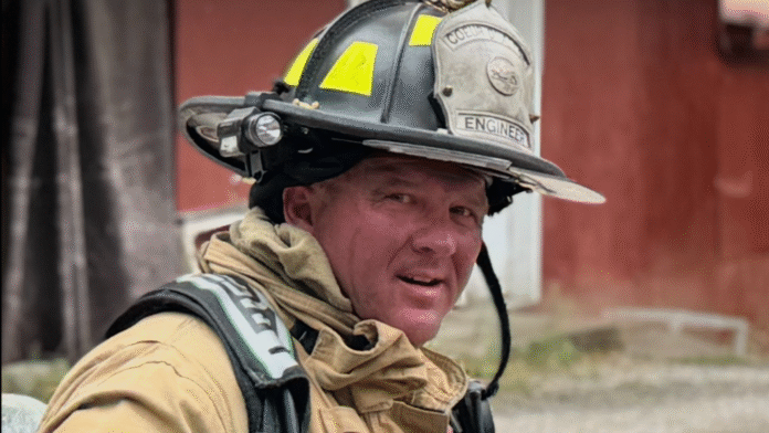 Idaho firefighter wounded in ambush retires after 24 years