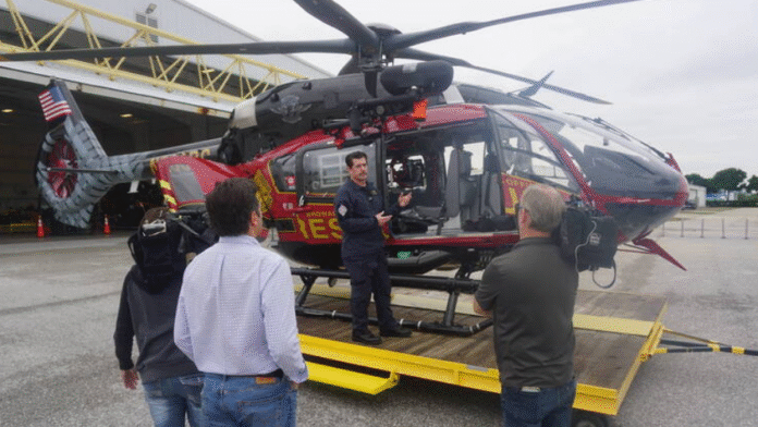 New high-tech fire rescue helicopters unveiled in Florida