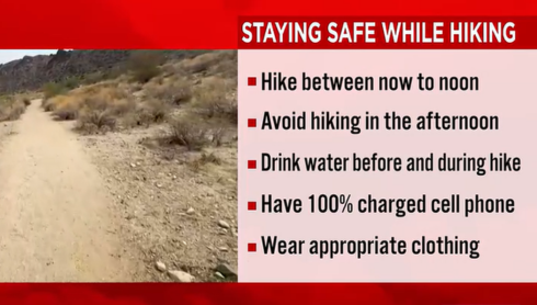 Phoenix Fire warns hikers as Arizona reaches record-breaking temperatures