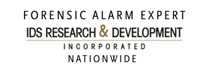 Utilizing Alarm Systems as a Silent Witness to the Loss