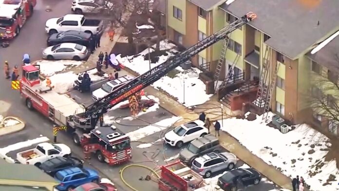 Woodlawn apartment fire injures 3 Baltimore County firefighters