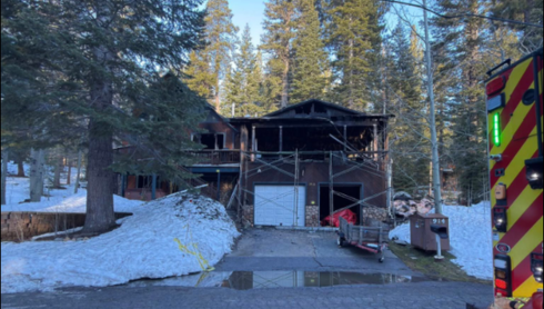2 firefighters hurt in large Meyers house fire spotted by ski area wildfire camera