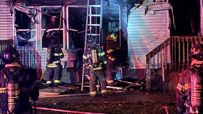 3 rescued in Kansas City apartment fire, firefighter falls through floor but not hurt