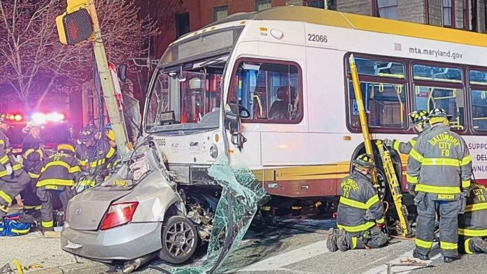 8 hurt in Baltimore bus crash as GO TEAM, firefighters face a complex patient extrication