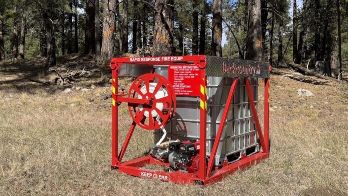 Arizona man builds fire skids for rural homeowners to fight fires before firefighters arrive