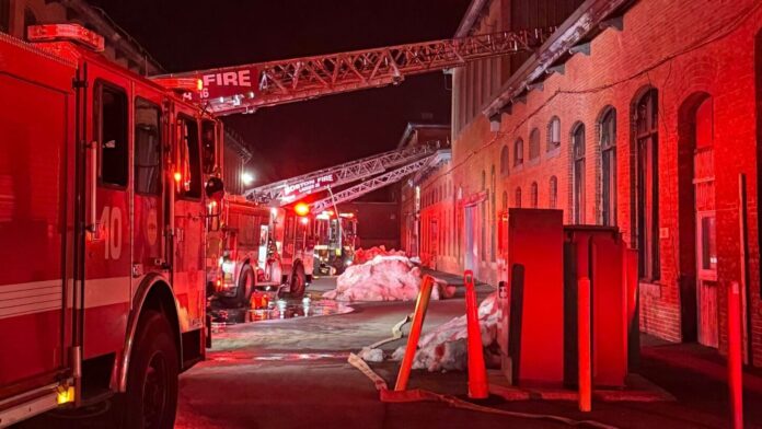 Boston firefighter hospitalized after battling 2-alarm Hyde Park fire
