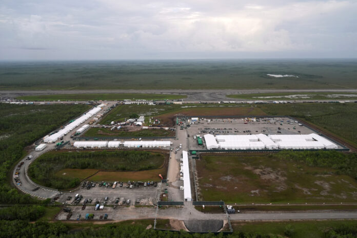 Crews Battled a 25,000-Acre Wildfire Near Florida’s ‘Alligator Alcatraz’