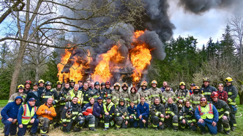 FD3 takes training inside city park structure