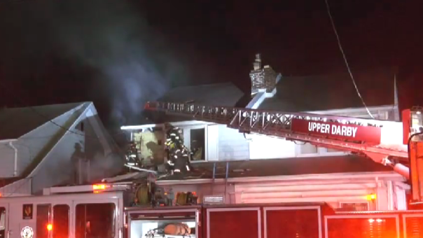 Firefighters rescue woman from burning home in Delaware County