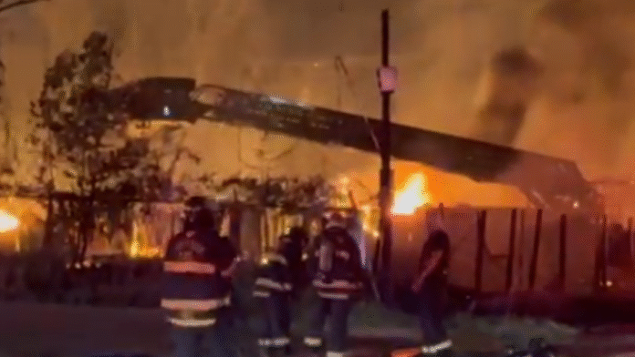 Jackson ladder truck burned in massive structure fire in Battlefield Park neighborhood