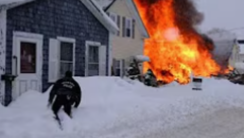 New bodycam video shows raging fire, frantic response after Massachusetts house explosion