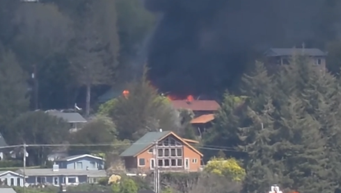 Explosion, house fire reported near North Bend; crews respond