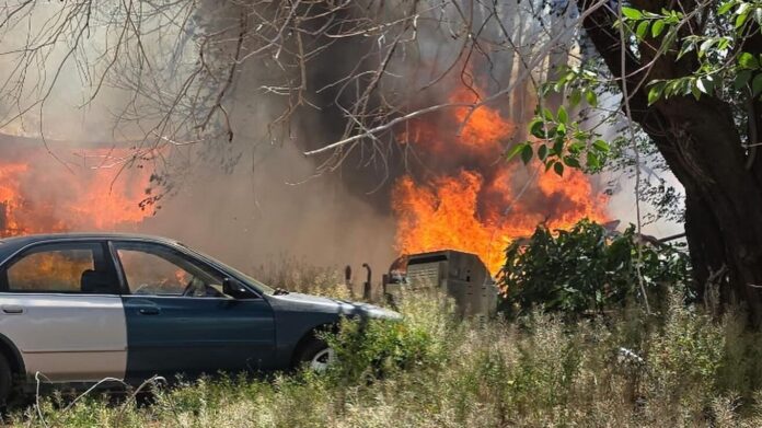 Five structures across four properties burn in Hurricane Valley fire