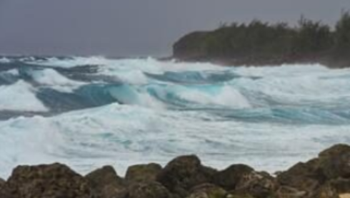 Guam Fire Department rescues distressed person in the water near Oka Point
