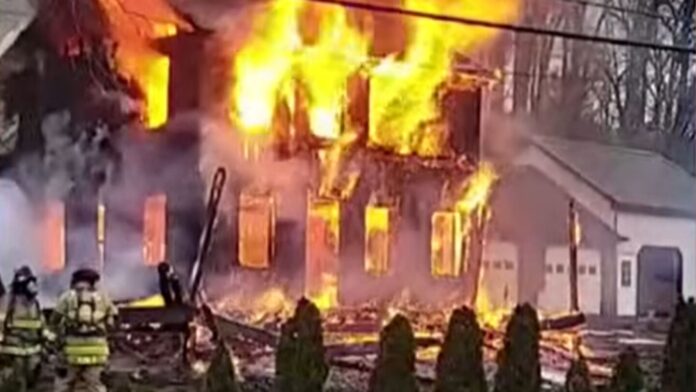 Pennsylvania house fire kills mother, 6 children after explosion in Lamar Township