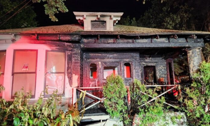 Security guard rescues two from burning San Rafael home