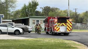 Shed fire in Finley mobile home park quickly extinguished