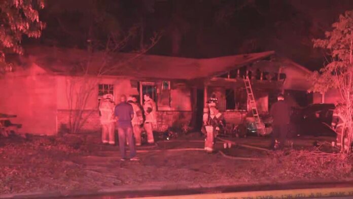 Three hospitalized following Little Rock house fire