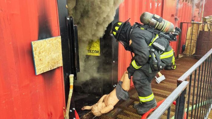 Vacaville Fire hosts live fire training to sharpen skills at “Train Town”