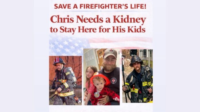 Connecticut firefighter Chris Matto finds kidney donor match amid battle with end-stage kidney failure